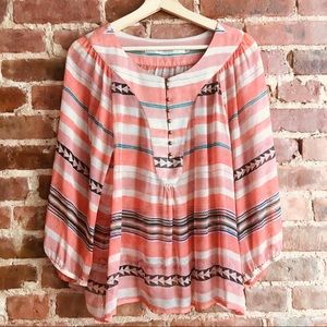 Twelfth Street by Cynthia Vincent Silk Button Top